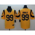 Los Angeles Rams #99 Aaron Donald Royal Gold Vapor Untouchable Limited Stitched Jersey