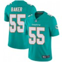 Miami Dolphins #55 Jerome Baker Aqua Color Rush Limited Stitched Jersey