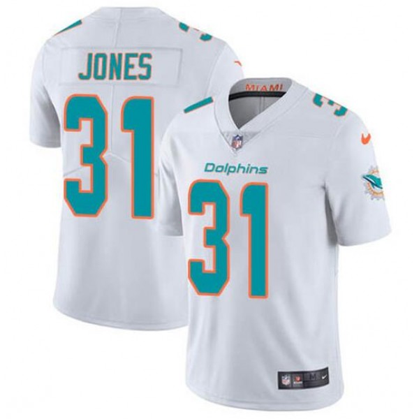 Miami Dolphins #31 Byron Jones White Vapor Untouchable Limited Stitched Jersey