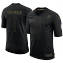 Miami Dolphins #1 Tua Tagovailoa 2020 Black Salute To Service Limited Stitched Jersey