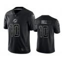 Miami Dolphins #10 Tyreek Hill Black Reflective Limited Stitched Football Jersey