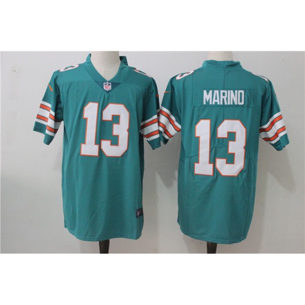 Miami Dolphins #13 Dan Marino Aqua Green Alternate Stitched Vapor Untouchable Limited Nike Jersey