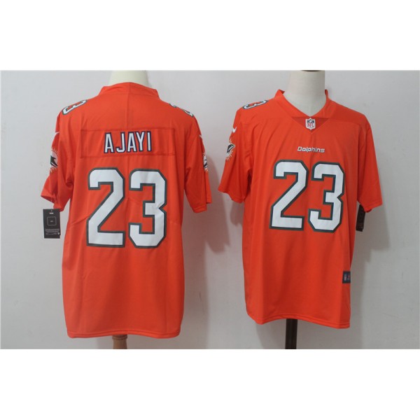 Miami Dolphins #23 Jay Ajayi Orange Stitched Vapor Untouchable Limited Nike Jersey