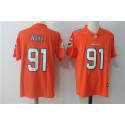 Miami Dolphins #91 Cameron Wake Orange Vapor Untouchable Limited Stitched Nike Jersey