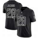 Raiders #28 Josh Jacobs Black Impact Limited Stitched Jersey