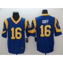 Rams #16 Jared Goff Royal Blue Vapor Untouchable Limited Stitched Jersey