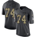 Seahawks #74 George Fant Black Stitched Limited 2016 Salute To Service Nike Jersey