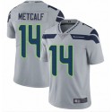 Seattle Seahawks #14 D.K. Metcalf Gray Vapor Untouchable Limited Stitched Jersey