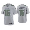Seattle Seahawks #16 Tyler Lockett Gray Atmosphere Fashion Stitched Game Jersey