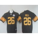 Steelers # 26 Le'Veon Bell Black Limited Rush Stitched Nike Jersey