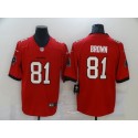 Tampa Bay Buccaneers #81 Antonio Brown Red Vapor Untouchable Limited Stitched Jersey