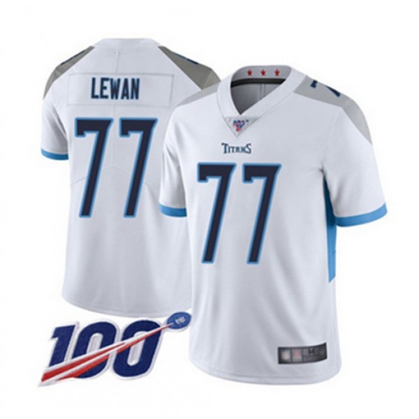Tennessee Titans #77 Taylor Lewan White Vapor Untouchable Limited Stitched Football Jersey