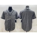 Tennessee Titans Blank Gray With Patch Cool Base Stitched Baseball Jersey