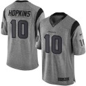 Texans #10 DeAndre Hopkins Gray Stitched Limited Gridiron Gray Nike Jersey