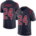 Texans #24 Johnathan Joseph Navy Blue Stitched Limited Rush Nike Jersey