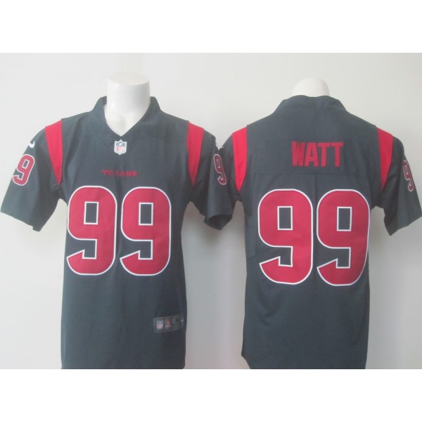Texans # 99 J.J. Watt Navy Limited Rush Stitched Nike Jersey