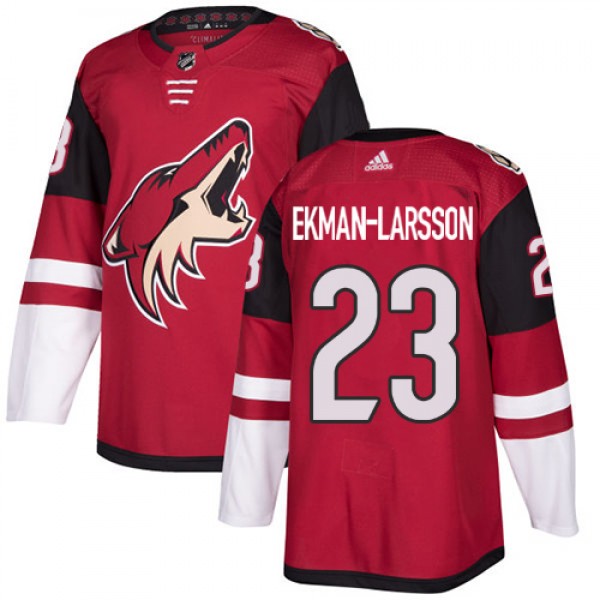 Arizona Coyotes #23 Oliver Ekman-Larsson Burgundy Red 2018 Season Home Stitched Adidas Jersey