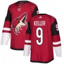 Arizona Coyotes #9 Clayton Keller Burgundy Red 2018 Season Home Stitched Jersey