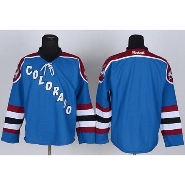 Avalanche Blank Blue Third Stitched Jersey