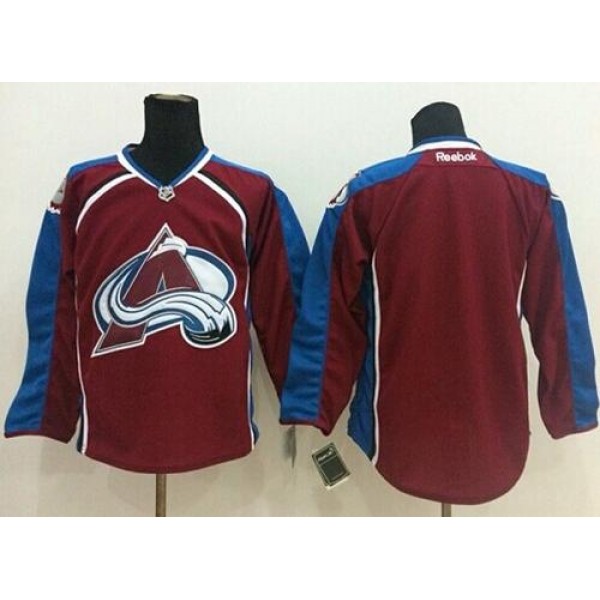 Avalanche Blank Stitched Red Jersey