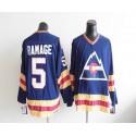 Avalanche CCM Throwback #5 Rob Ramage Blue Stitched Jersey