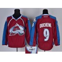 Avalanche #9 Matt Duchene Red Autographed Stitched Jersey