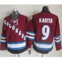 Avalanche #9 Paul Kariya Red CCM Throwback Stitched Jersey