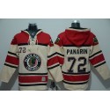 Blackhawks #72 Artemi Panarin Cream Sawyer Hooded Sweatshirt Stitched Jersey