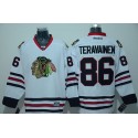 Blackhawks #86 Teuvo Teravainen White Stitched Jersey