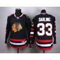 Blackhawks #33 Scott Darling Black Stitched Jersey