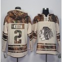 Blackhawks #2 Duncan Keith Cream Camo Stitched Jersey