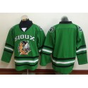 Blackhawks Blank Green Sioux Stitched Jersey