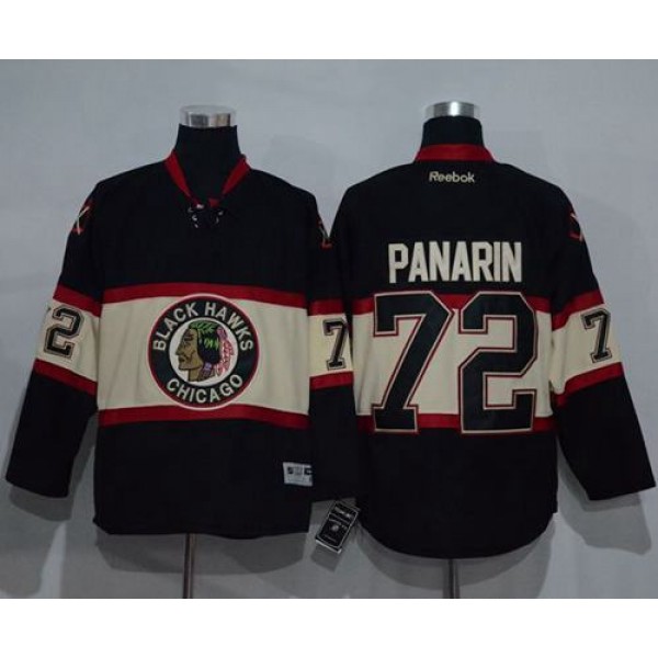 Blackhawks #72 Artemi Panarin Black New Third Stitched Jersey