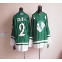 Blackhawks St Patty's Day #2 Duncan Keith Green Stitched Jersey