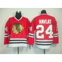 Blackhawks #24 Martin Havlat Red CCM Throwback Stitched Jersey