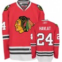 Blackhawks #24 Martin Havlat Stitched Red Jersey