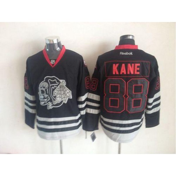 Blackhawks #88 Patrick Kane New Black Ice Stitched Jersey