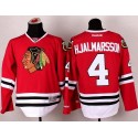 Blackhawks #4 Nikals Hjalmarsson Stitched Red Jersey
