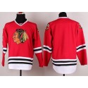 Blackhawks Stitched Blank Red Jersey