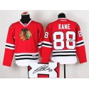 Blackhawks #88 Patrick Kane Red Autographed Stitched Jersey