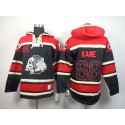 Blackhawks #88 Patrick Kane Black Sawyer Hooded Sweatshirt Stitched Jersey