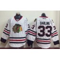 Blackhawks #33 Scott Darling White Stitched Jersey