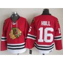 Blackhawks #16 Bobby Hull Red CCM Throwback Stitched Jersey