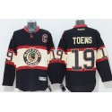 Blackhawks #19 Jonathan Toews Black New Third Stitched Jersey