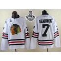 Blackhawks #7 Brent Seabrook White 2015 Winter Classic 2015 Stanley Cup Stitched Jersey