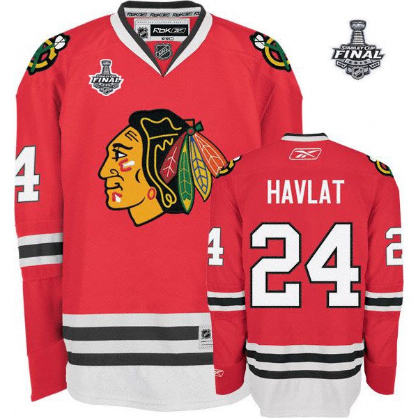 Blackhawks #24 Martin Havlat Red 2015 Stanley Cup Stitched Jersey