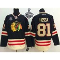 Blackhawks #81 Marian Hossa Black 2015 Winter Classic 2015 Stanley Cup Stitched Jersey