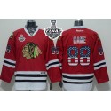 Blackhawks #88 Patrick Kane Red USA Flag Fashion 2015 Stanley Cup Stitched Jersey