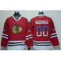 Blackhawks #00 Clark Griswold Red USA Flag Fashion Stitched Jersey