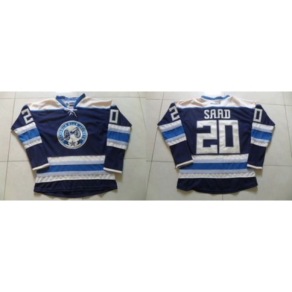 Blue Jackets #20 Brandon Saad Navy Blue Alternate Stitched Jersey